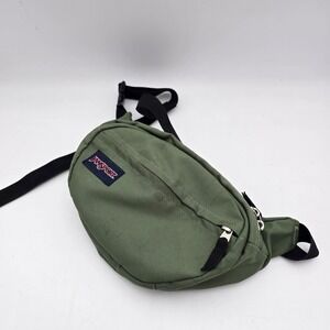 Jansport Fifth Avenue Fanny Pack Olive Green Waist Bag JS00TAN1 Adjustable Strap